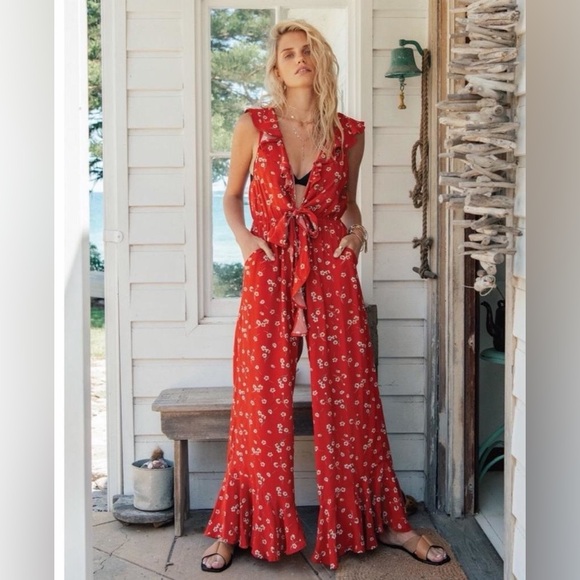 Kivari Pants - Kivari Quinn Floral Jumpsuit
